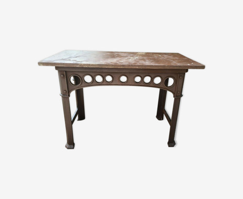 Table console industrielle - console,