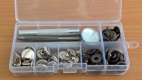 Bouton pression metal pcs - 10,