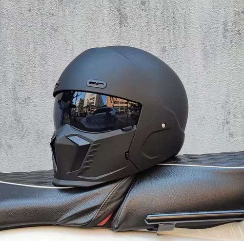 Casque moto orz double forme - casque,