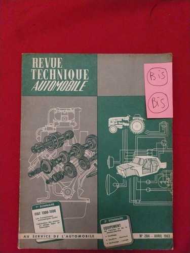 Revue technique fiat 1300 - 1300, 1500