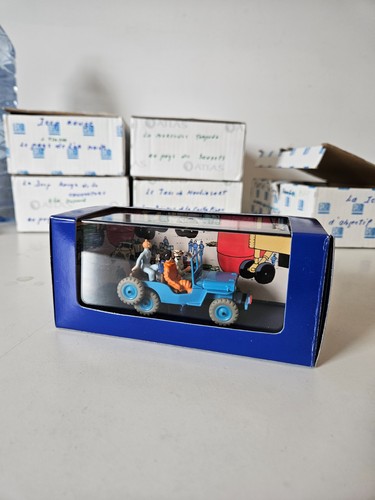 Hergé tintin la jeep bleu - ,, ,
