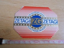 Autocollant CB ZETAGI