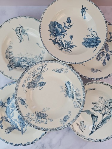 Assiettes creuses assorties - creuses,