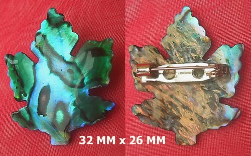 Broche artisanat feuille en - broche,