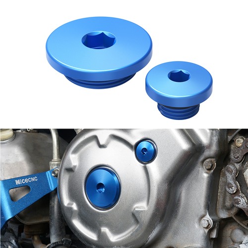 Billet engine plug crankcase - engine,