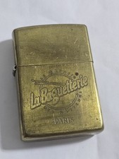 zippo lighter la baguetterie le shop des batteurs paris rare! to be repaired!