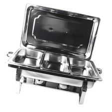 Chafing Dish Buffet Ensemble De Restauration En Acier Inoxydable Servir Hanne