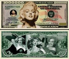 BILLET MARILYN MONROE MILLION