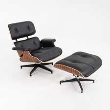 2024 Herman Miller Eames Lounge Chair and Ottoman Leather & Santos Palisander