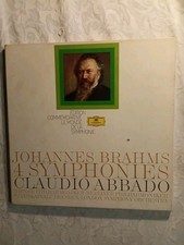 Brahms – Les 4 Symphonies – Claudio Abbado – Deutsche Grammophon – Coffret 3 LP 