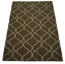 Tapis 100% Laine Beige Tapis