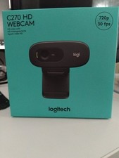 Logitech C270 Webcam HD, 720p/30ips, Appel Vidéo HD, Skype, FaceTime, Hangout