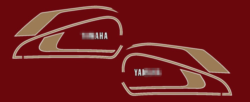 Yamaha xt500 kit - decals,