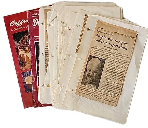 Vtg newspaper clipped - newspaper, booklet