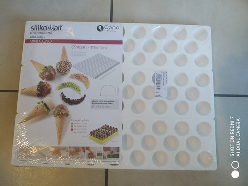 Moule silicone cône - silicone, x3