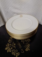 6 ASSIETTES PLATES BLANCHES