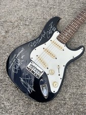Fender Squier Mini Stratocaster Signed By Dry Kill Logic Band Members Rare!!