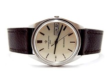Watch ETERNA-MATIC 3000 Eterna Matic Sevenday 21 Jewel Steel 35mm Men Working