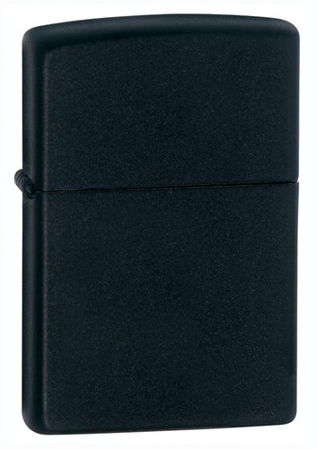 Zippo windproof black - black, matte