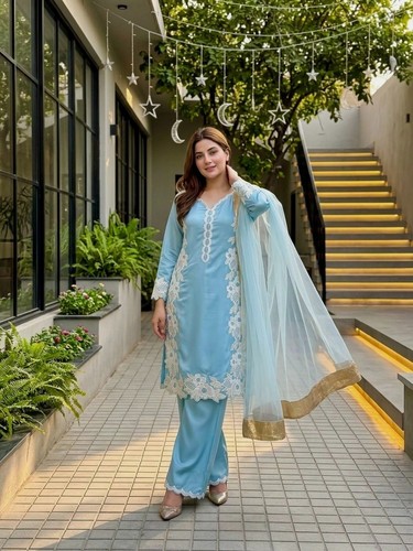 Top lehenga soie - lehenga, naturelle