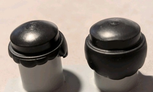 Playmobil lot cheveux - cheveux, noirs