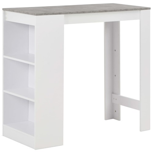 Table bar avec étagère - table,