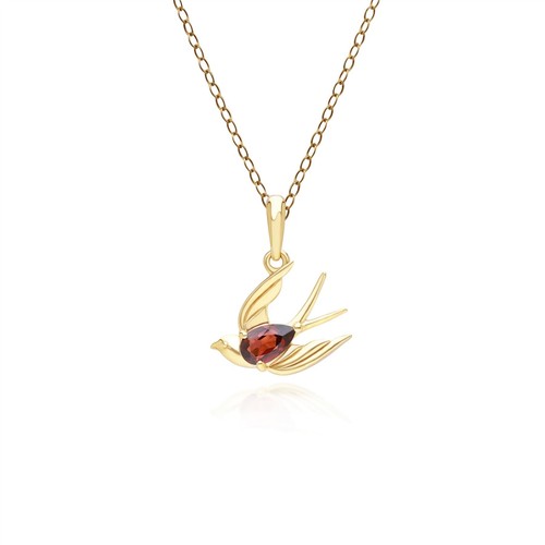 Pendentif colibri grenat - pendentif,
