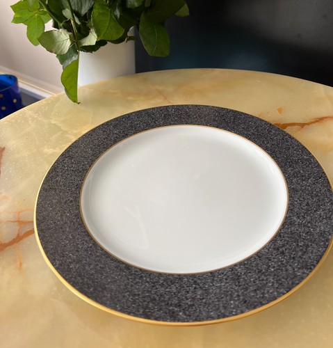Une assiette présentation - assiette, de