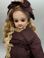 Antique Jumeau Poupee Antique Costume 13.5 IN French Bisque Jumeau French Fashio