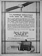 1920 PRESS ADVERTISEMENT SAFETY RAZOR VALET AUTO-STROP AUTOMATIC IRONING