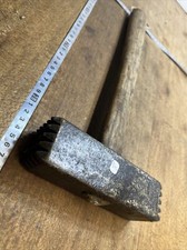 No. 2 old tool ANTIQUE TOOL stone cork forged cutting hammer 19th century