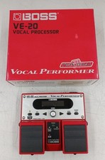 Processeur d'effets vocaux Boss VE-20 Effecteur vocal utilisé avec rayures...