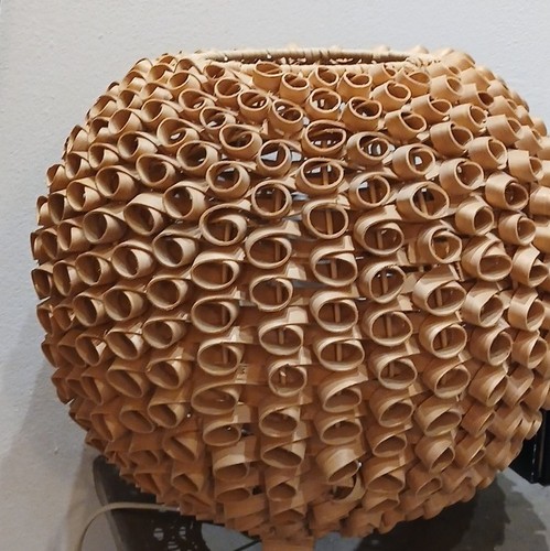 Lampe table boule ajourée - lampe,