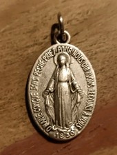 Médaille Religieuse Ancienne Miraculeuse Rue Du Bac Paris Vierge 