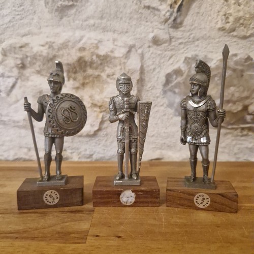 Lot statuettes étain - lot, 3