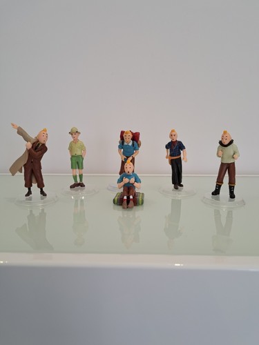 Figurines tintin lot en - figurines, 6
