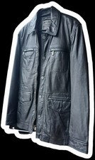 Veste en cuir d'agneau