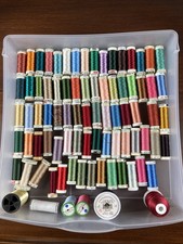83 Spools SULKY & Mettler + Others Machine Embroidery Thread lot