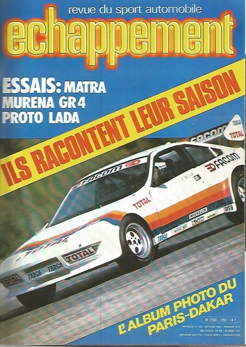 Echappement 160 matra - n°160,