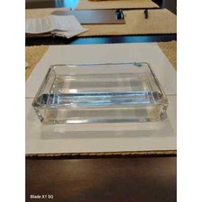 CUT CRYSTAL VAL SAINT LAMBERT - BELGIUM BOX WITH APM BROCK CANDY CO. 15 YEARS