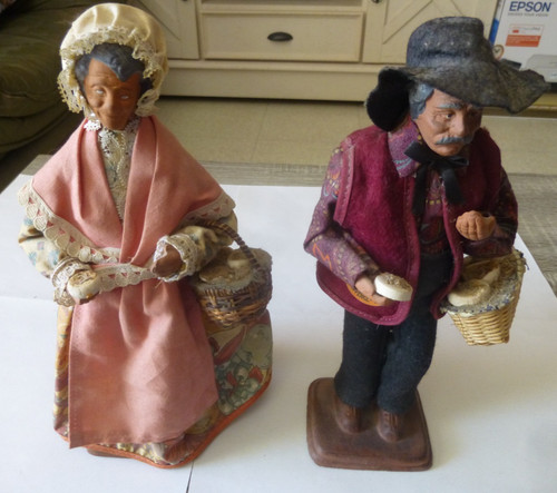 Lot santons argile de - 2,