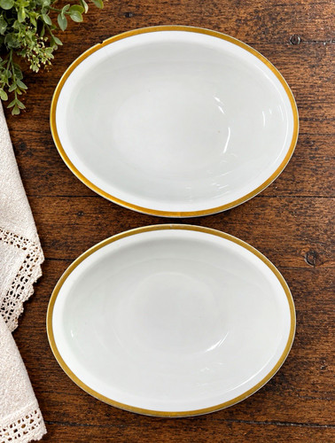 Vintage bavaria gold rim oval - bavaria,