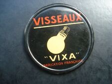 Antique Advertising Pocket Mirror VISSEAUX RADIO LAMP