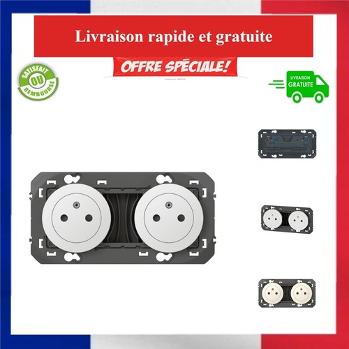 Legrand prise double - prise, murale