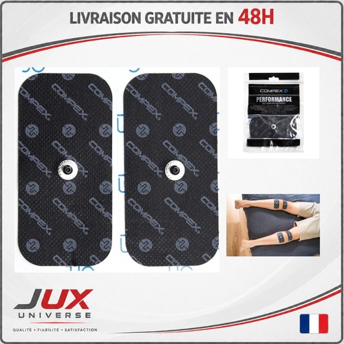 Compex électrodes noires snap - Électrodes,