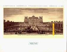 2-part menu from 21/01/1964 liner FLANDERS