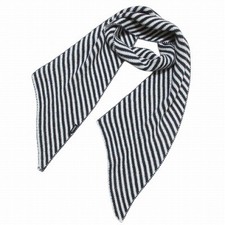 MAX&CO. Écharpe silencieux femme en tricot blanc marine, 190 cm, d'occasion