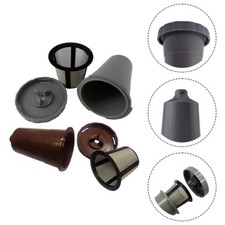 Capsules filtrantes ?? caf?? en plastique r??sistantes 3 pi??ces pour un nettoya