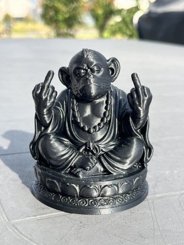 Statue singe bouddha cm - singe,