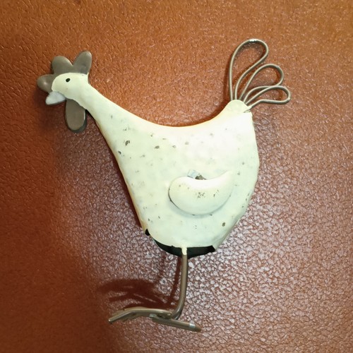 Figurine décorative poule - , en